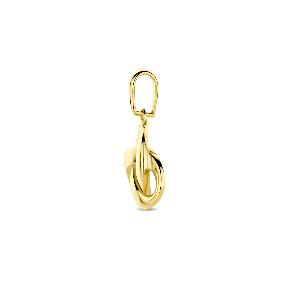 hanger knoop 16 mm 14K geelgoud