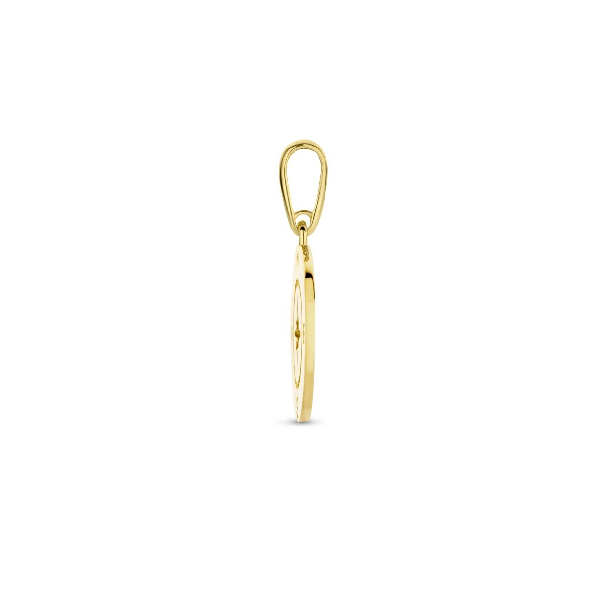 hanger kompas 14K geelgoud