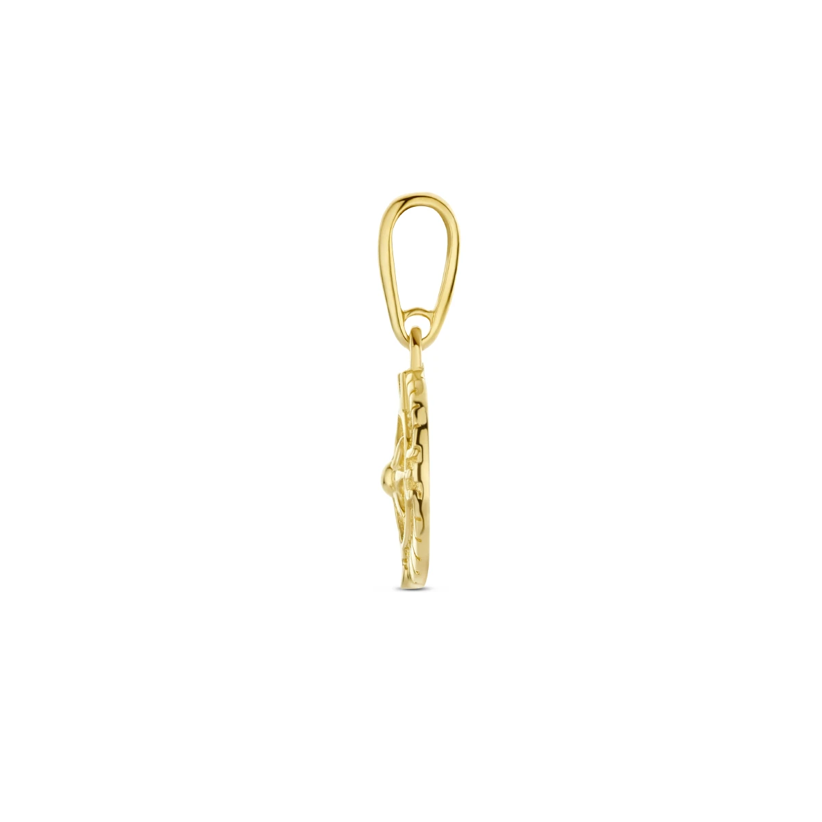 hanger kompas 14K geelgoud
