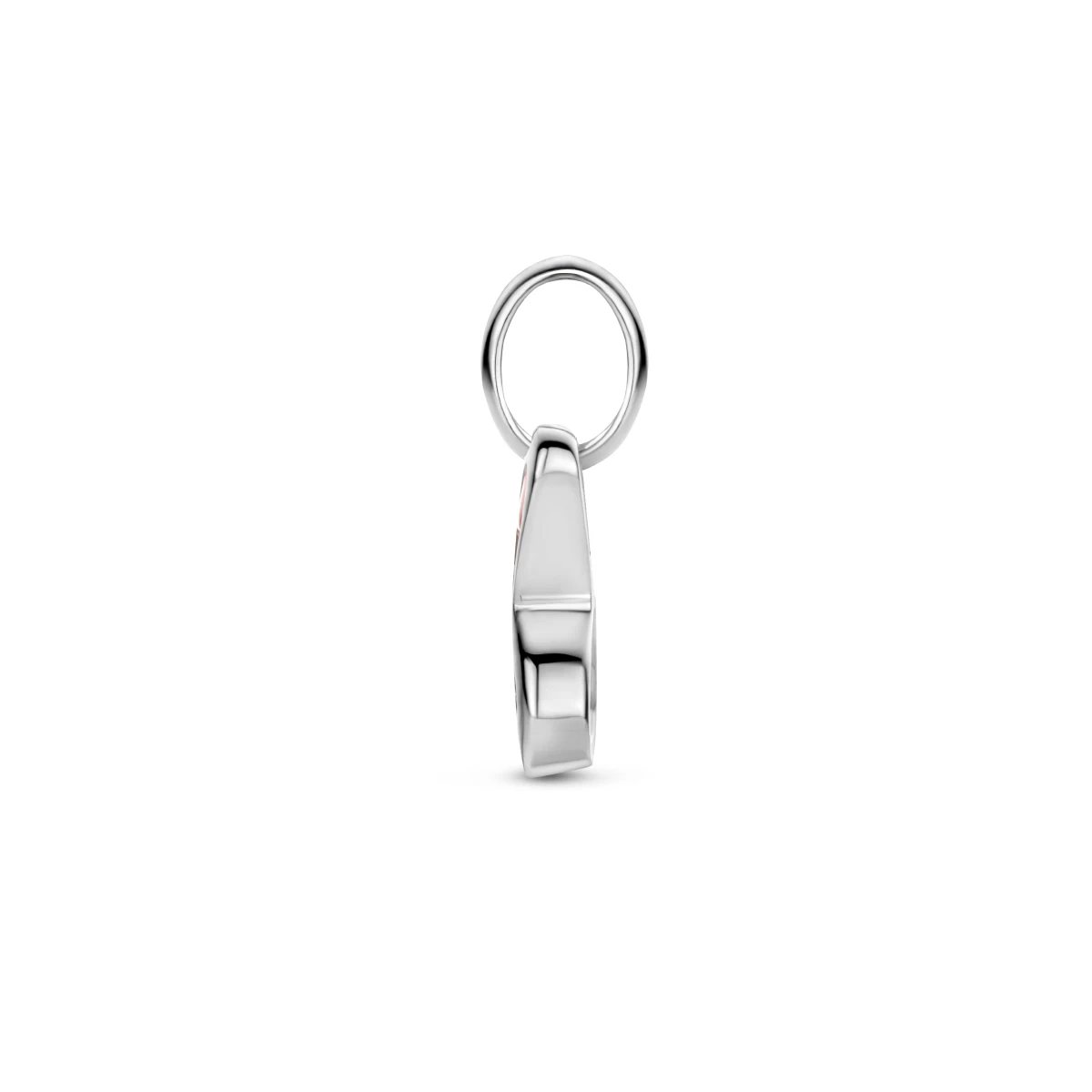 hanger konijn emaille zilver gerhodineerd