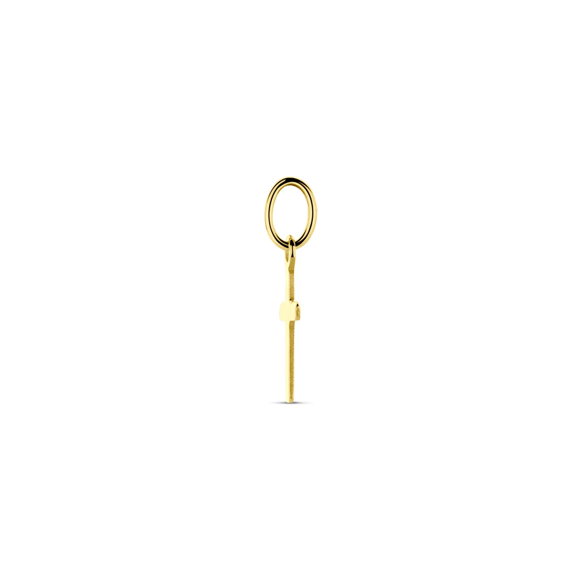 hanger kruis 14 mm 14K geelgoud