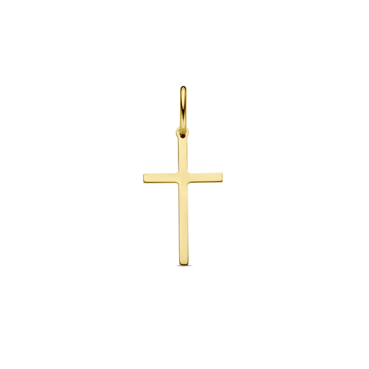 hanger kruis 14K geelgoud