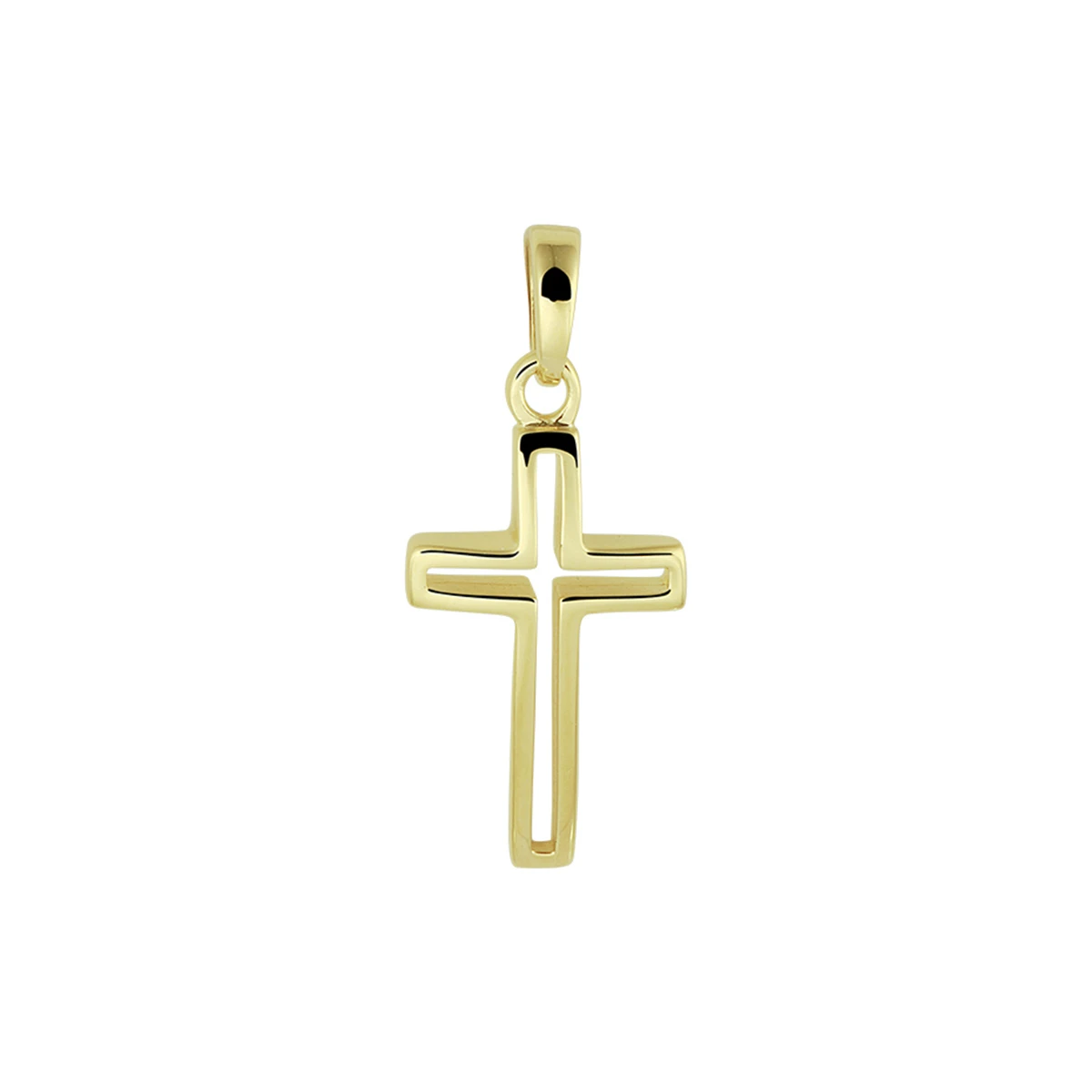hanger kruis 14K geelgoud
