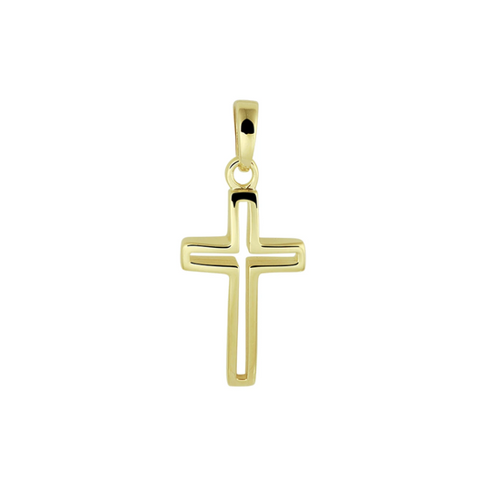 hanger kruis 14K geelgoud