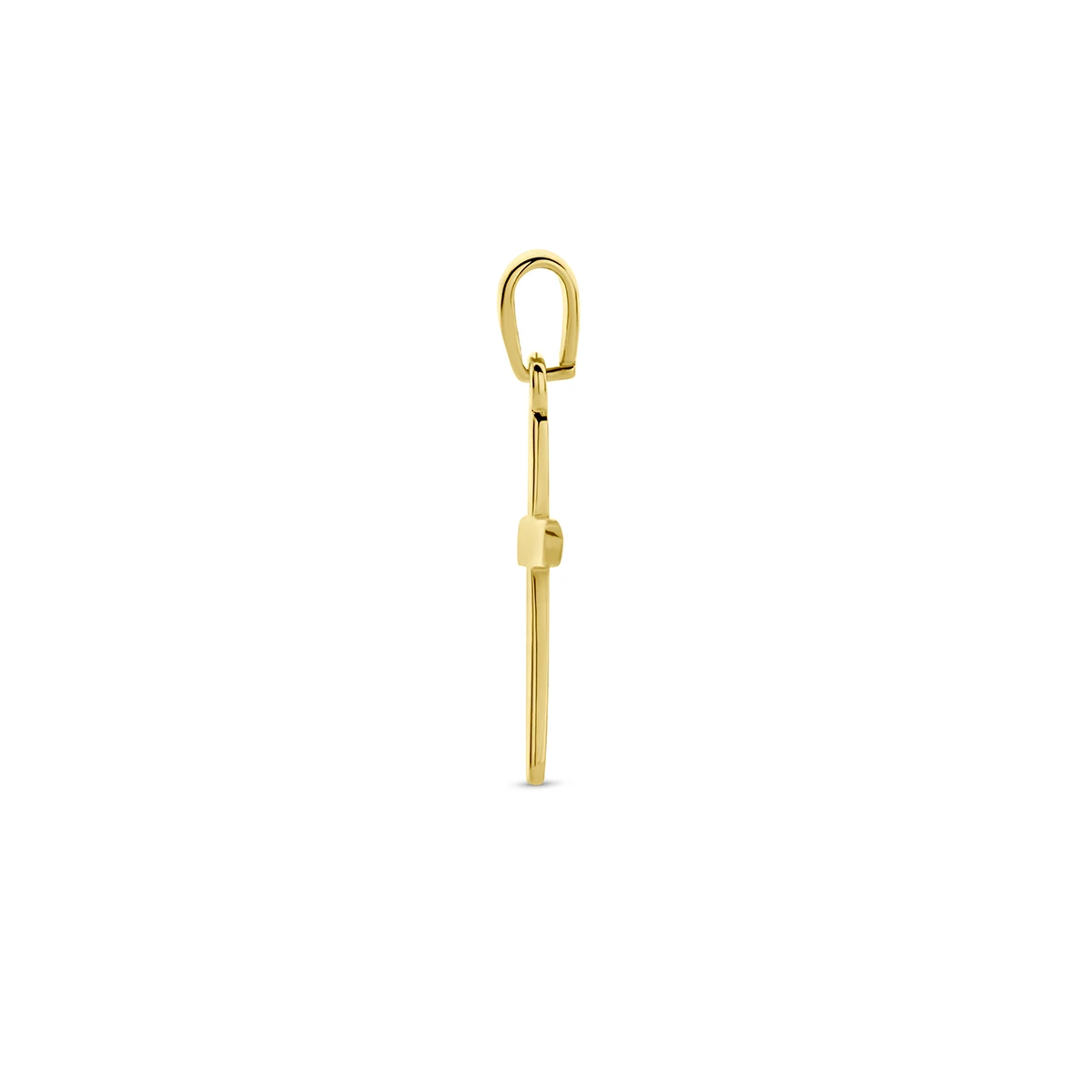 hanger kruis 14K geelgoud