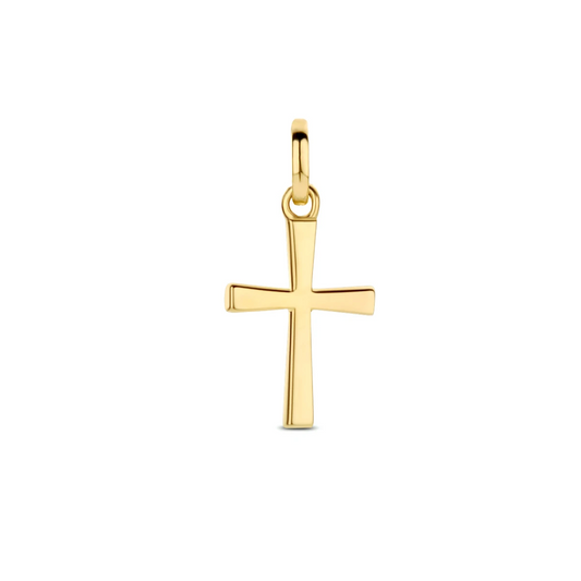 hanger kruis 14K geelgoud
