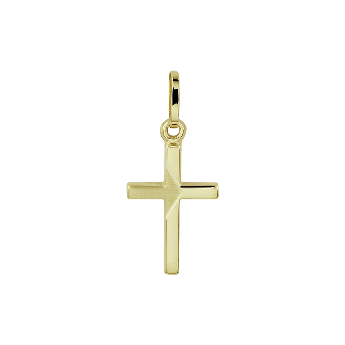 hanger kruis 14K geelgoud