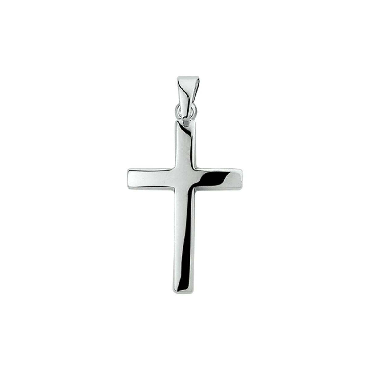hanger kruis 14K witgoud