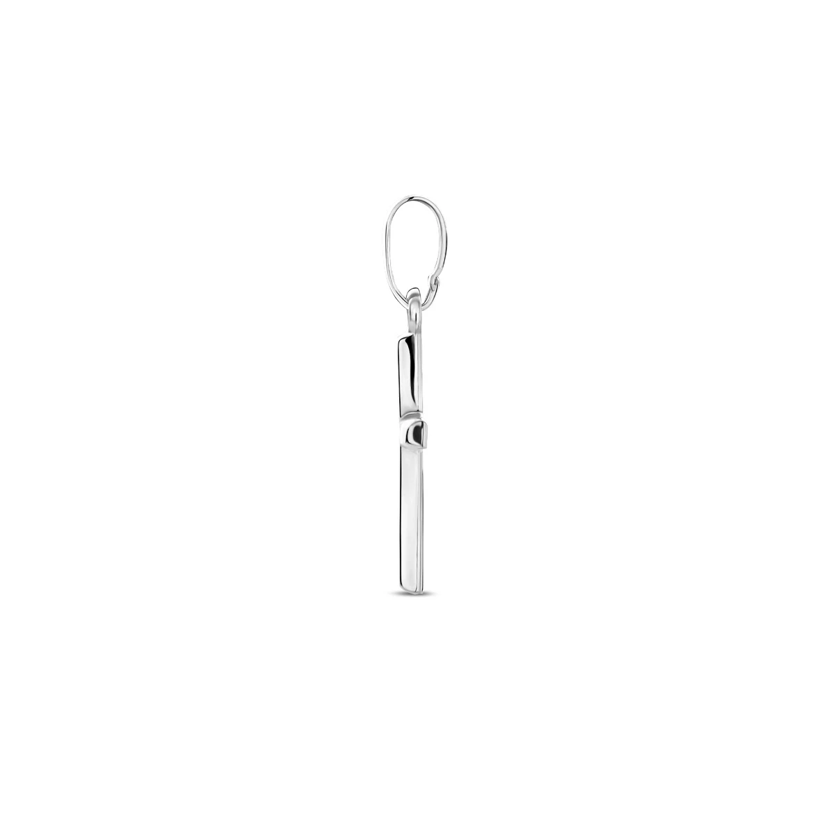 hanger kruis 19,5 mm 14K witgoud