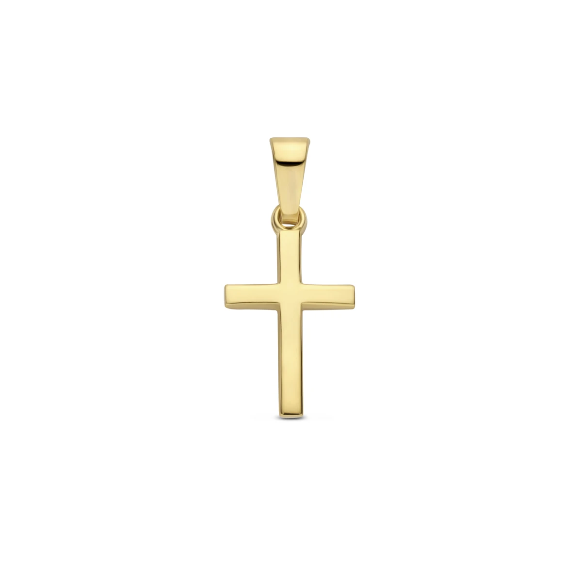 hanger kruis 20 mm 14K geelgoud