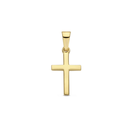 hanger kruis 20 mm 14K geelgoud