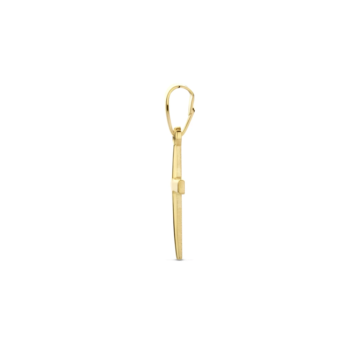 hanger kruis 20 mm 14K geelgoud