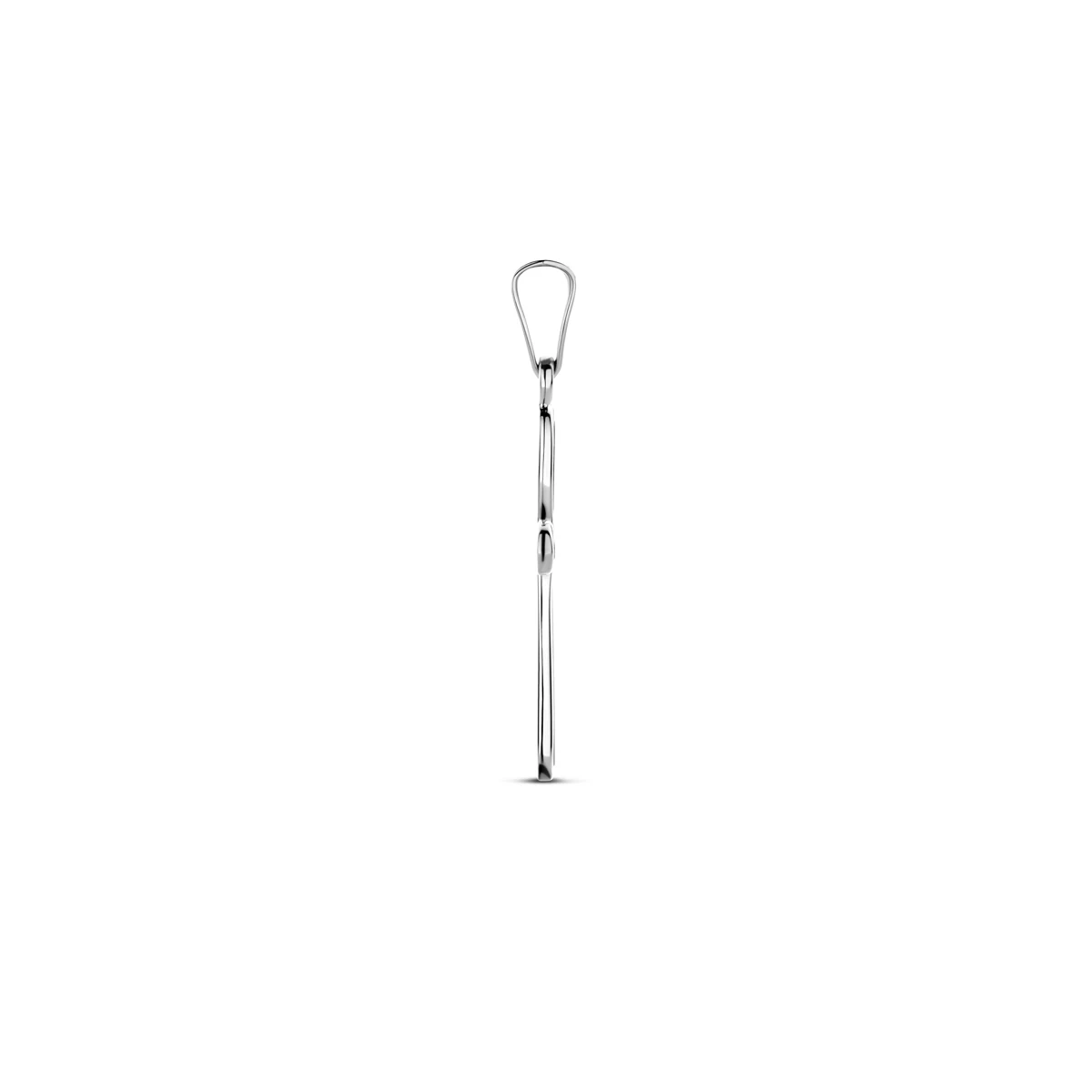 hanger kruis 25 mm zilver gerhodineerd