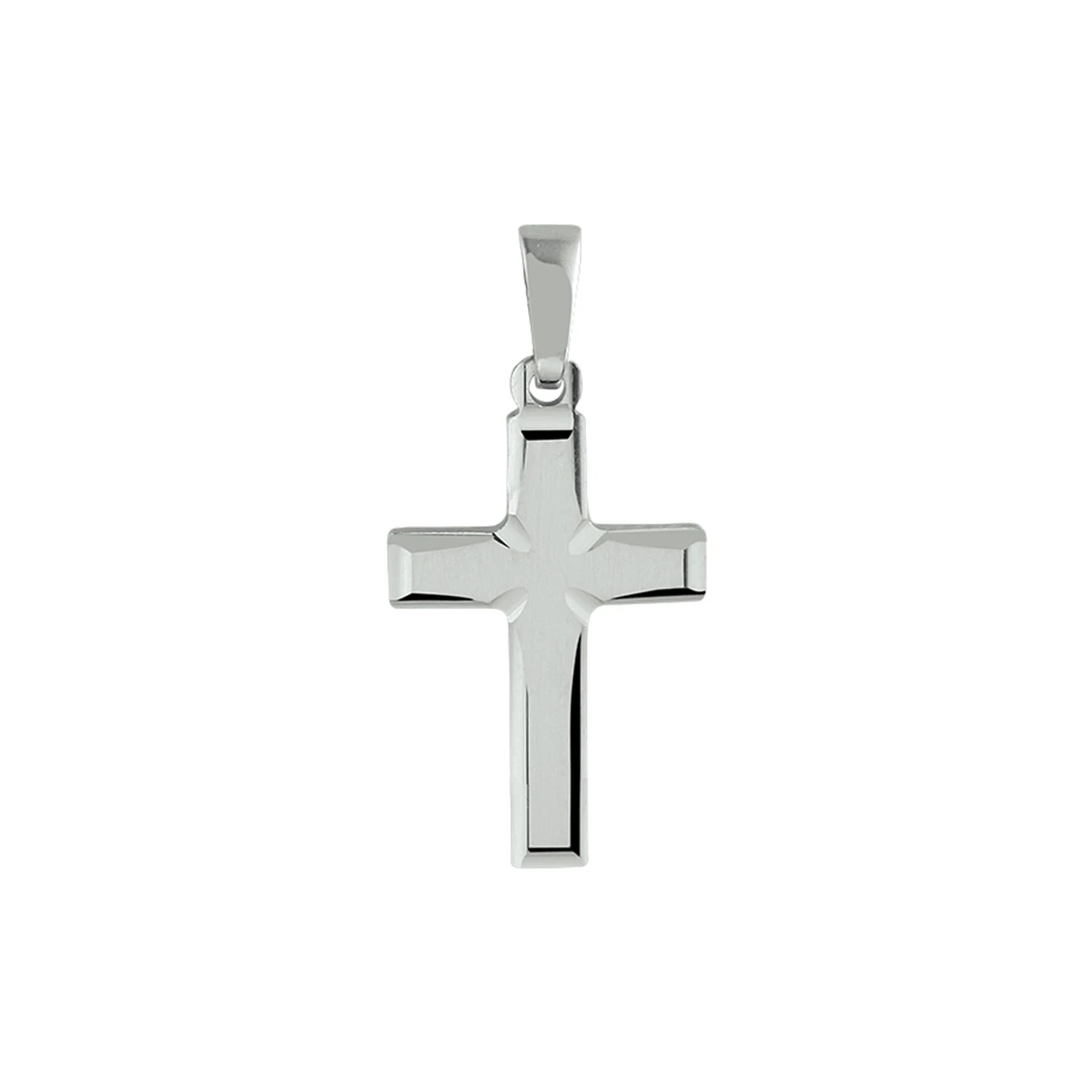 hanger kruis zilver gerhodineerd