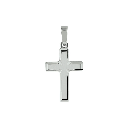 hanger kruis zilver gerhodineerd