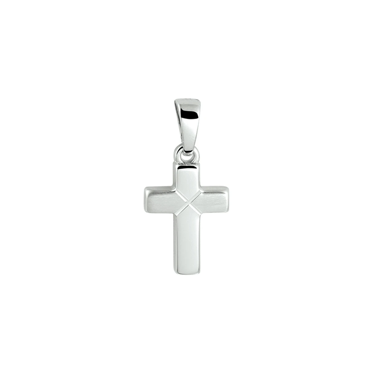 hanger kruis zilver gerhodineerd