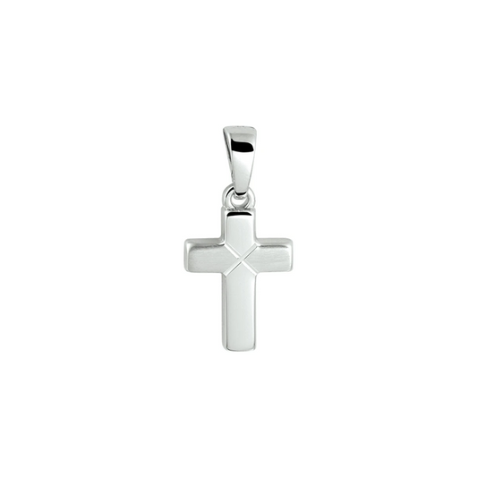 hanger kruis zilver gerhodineerd