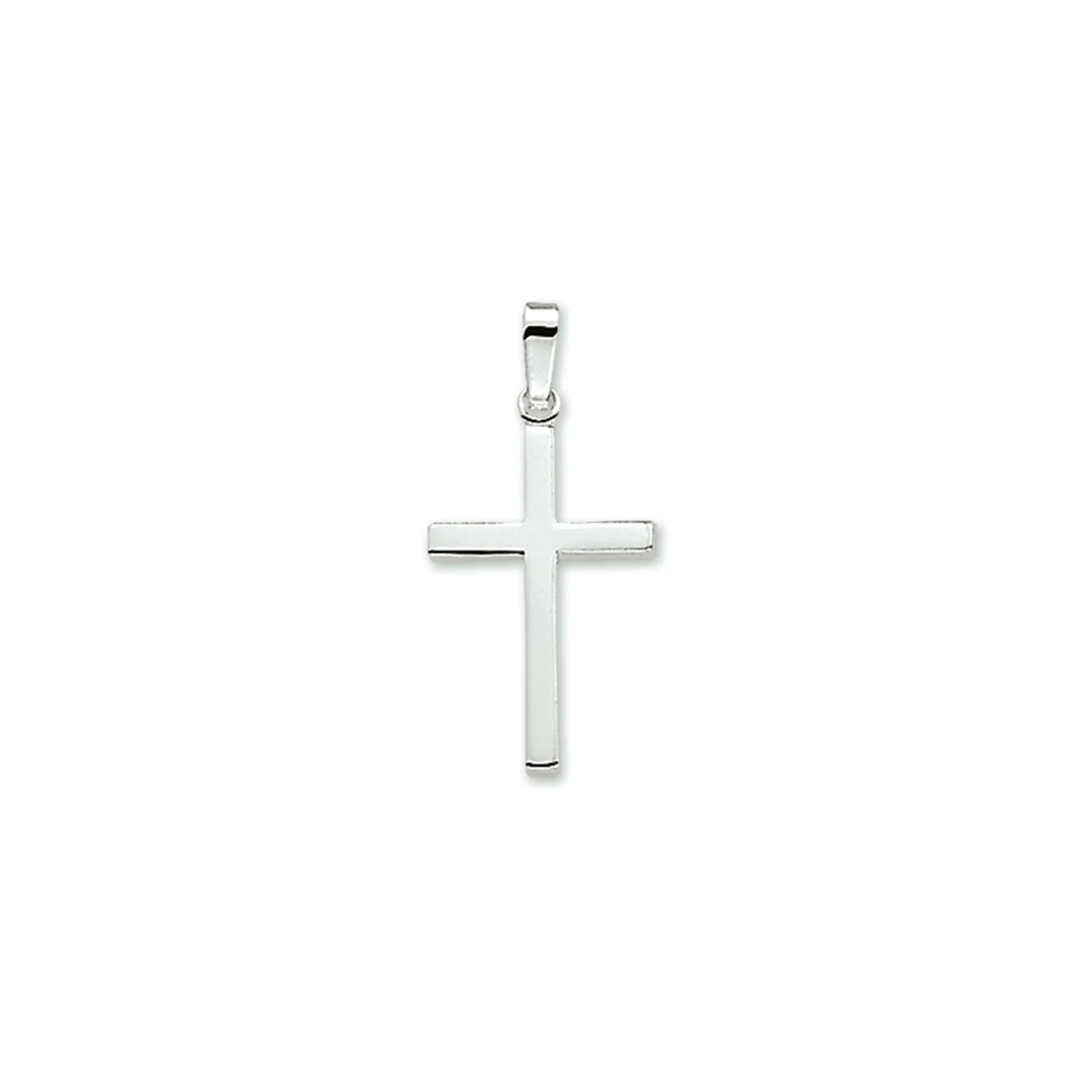 hanger kruis zilver gerhodineerd