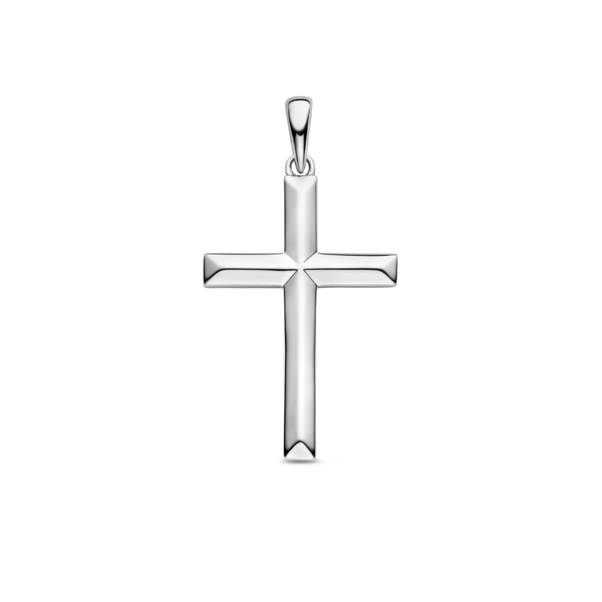 hanger kruis zilver gerhodineerd