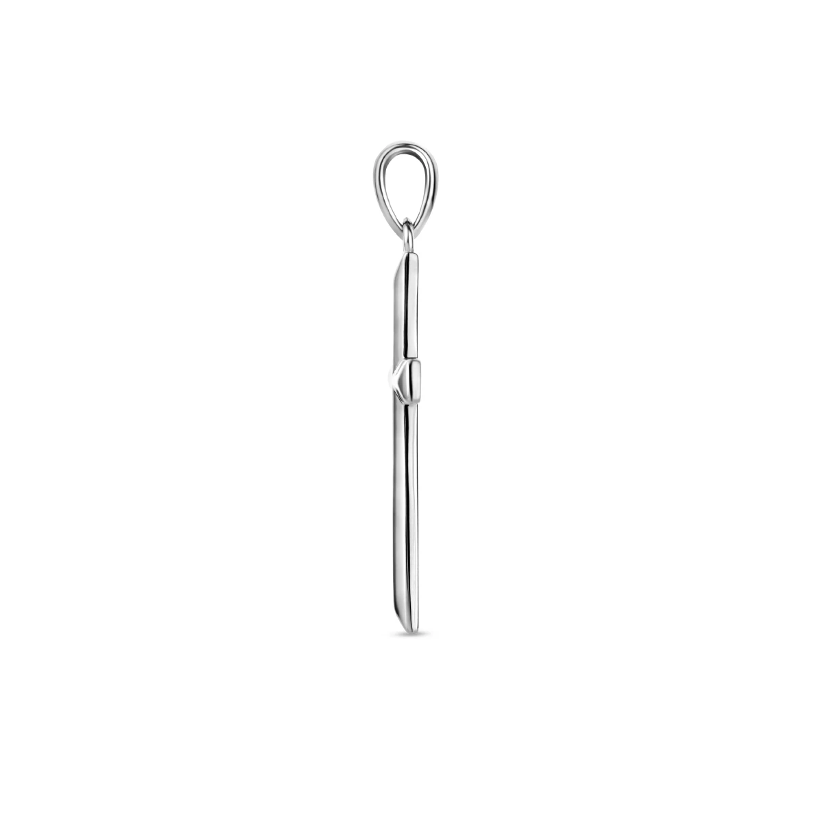 hanger kruis zilver gerhodineerd