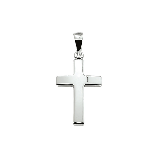 hanger kruis zilver wit