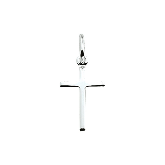 hanger kruis zilver wit
