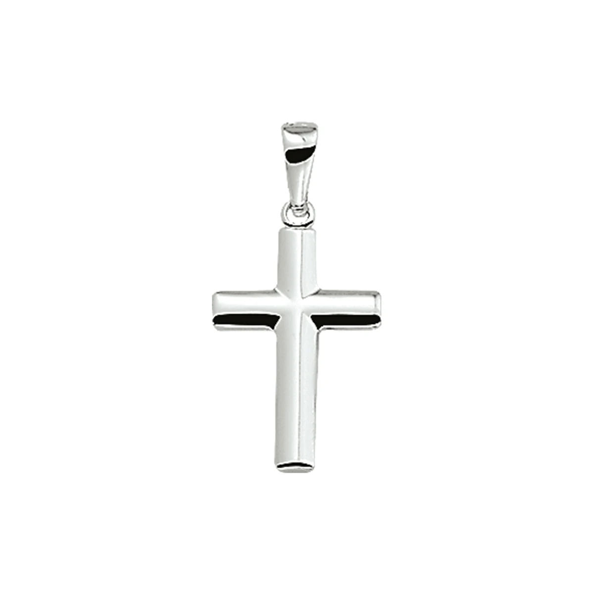 hanger kruis zilver wit