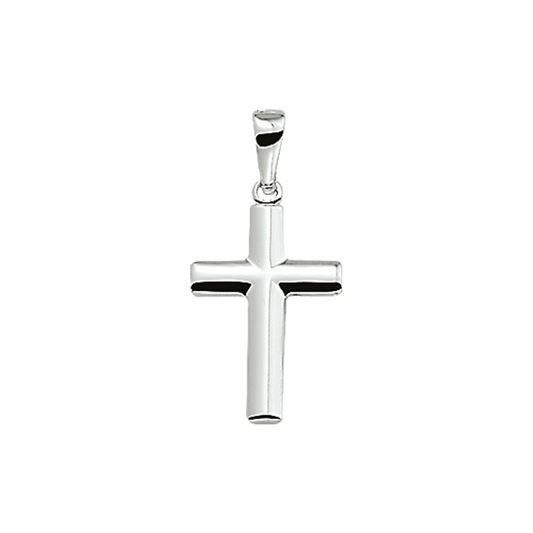 hanger kruis zilver wit