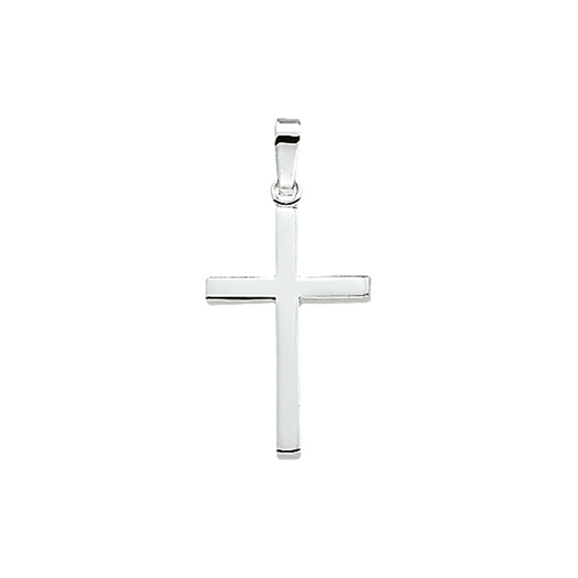 hanger kruis zilver wit