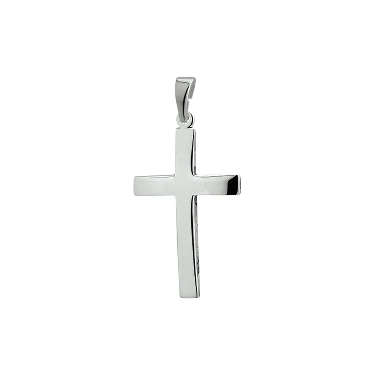 hanger kruis zilver wit