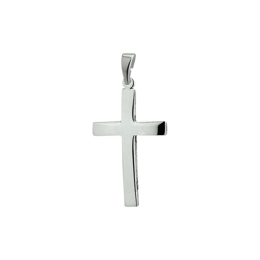 hanger kruis zilver wit
