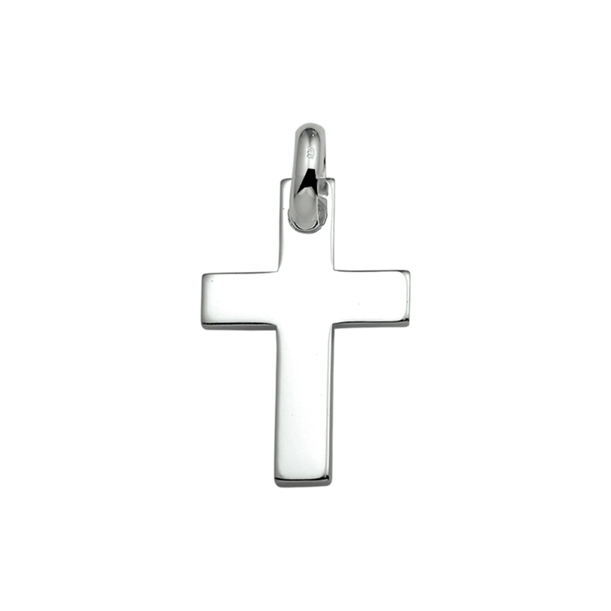 hanger kruis zilver wit