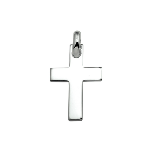 hanger kruis zilver wit