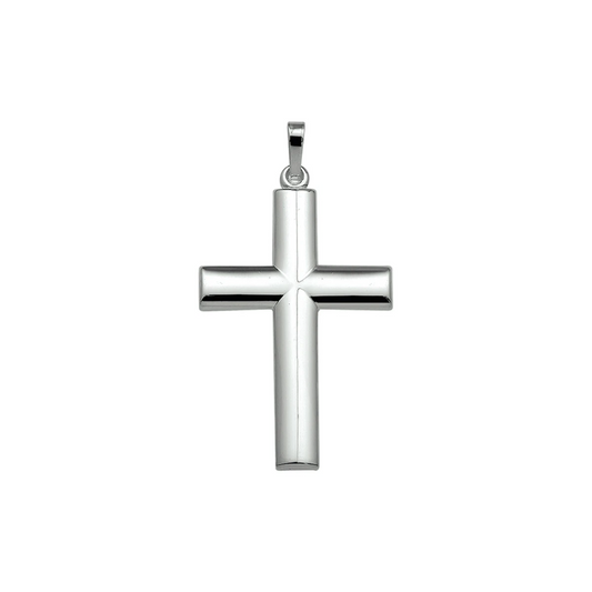 hanger kruis zilver wit