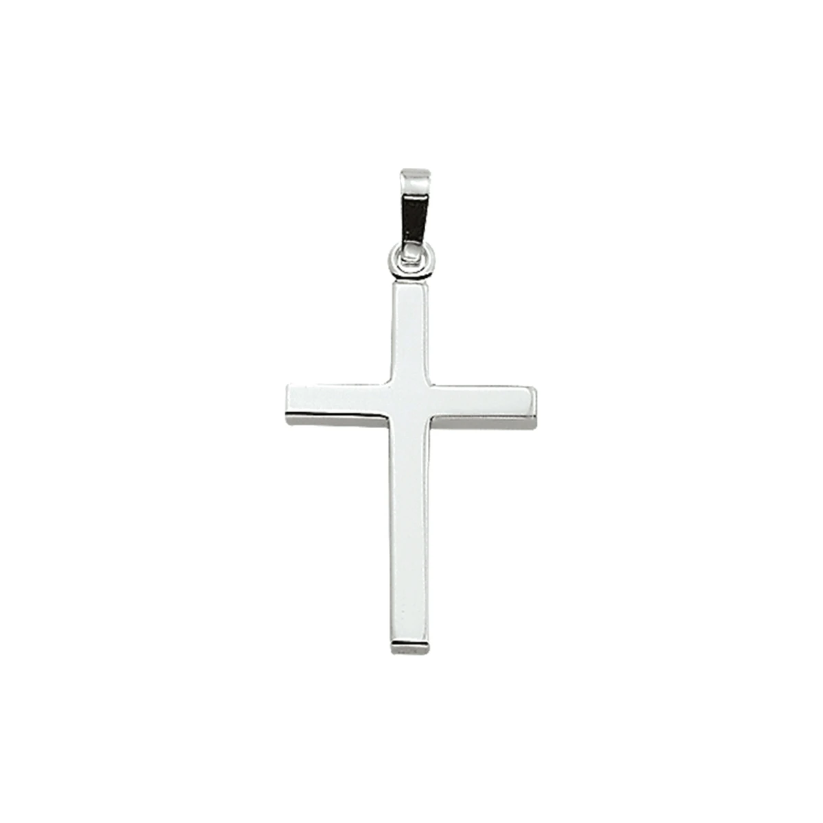 hanger kruis zilver wit
