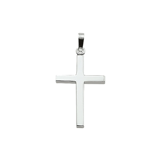 hanger kruis zilver wit