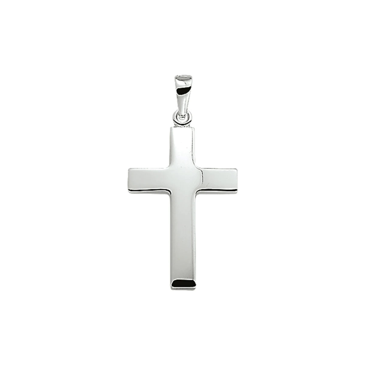 hanger kruis zilver wit