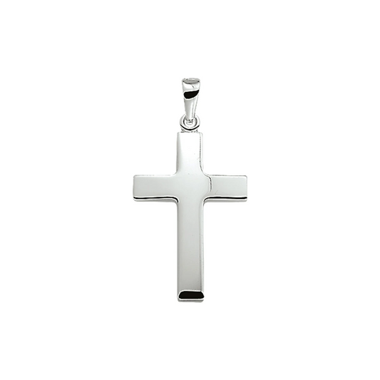 hanger kruis zilver wit