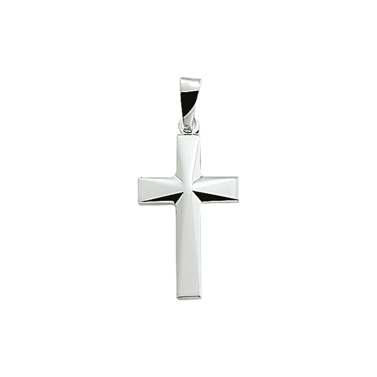 hanger kruis zilver wit