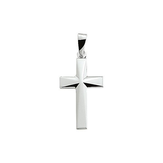 hanger kruis zilver wit