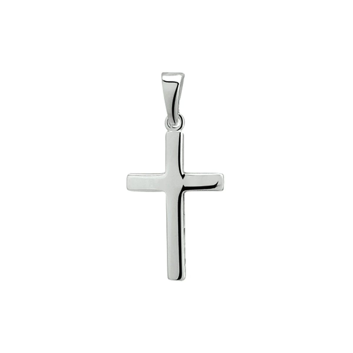 hanger kruis zilver wit