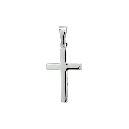 hanger kruis zilver wit