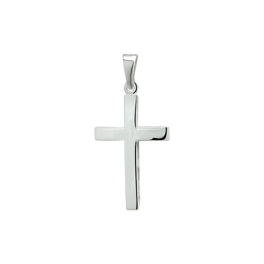 hanger kruis zilver wit