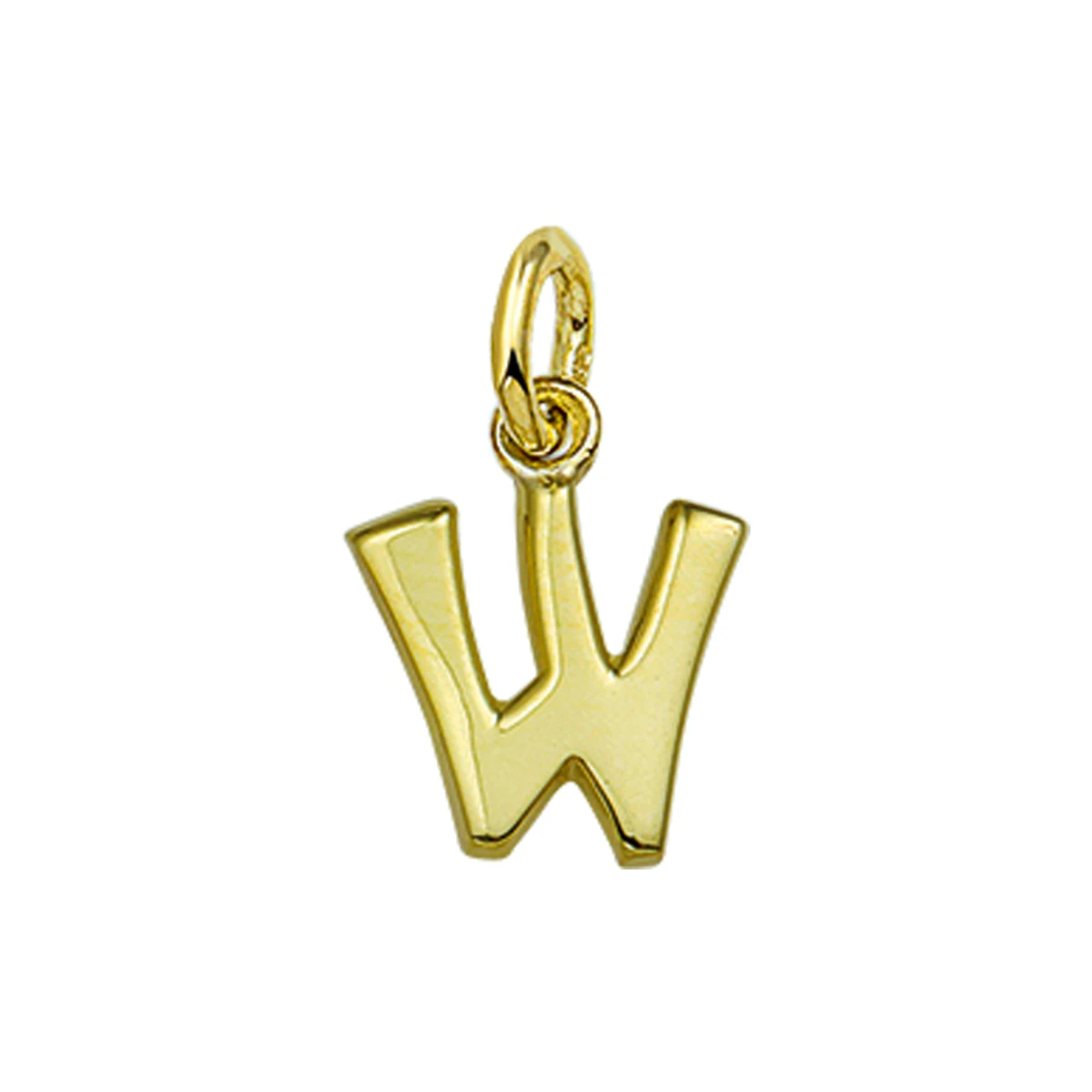 hanger letter 14K geelgoud