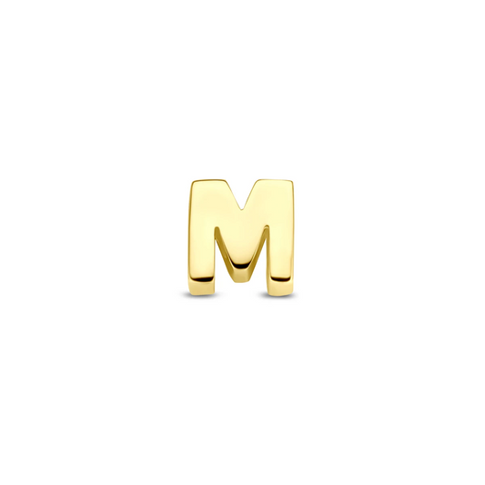 hanger letter 14K geelgoud