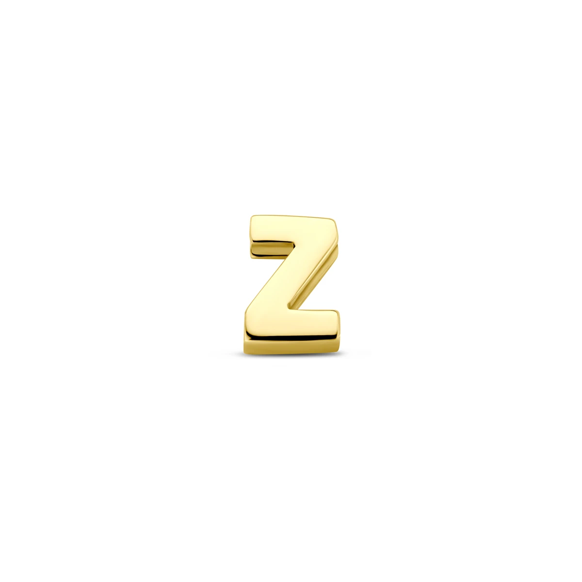 hanger letter 14K geelgoud