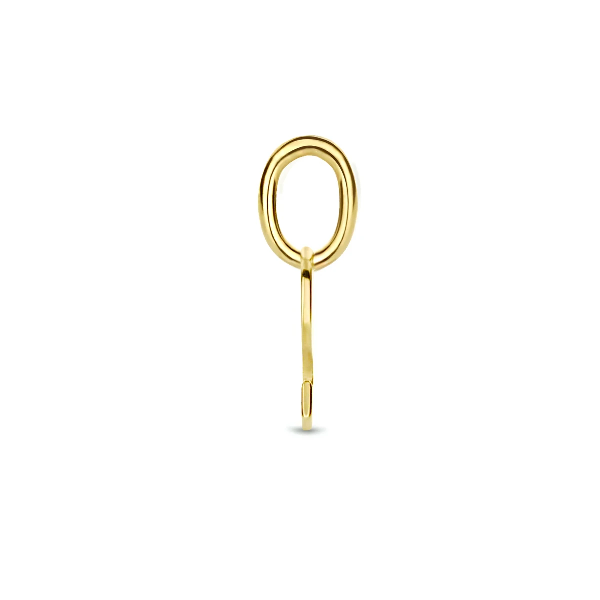 hanger letter 14K geelgoud