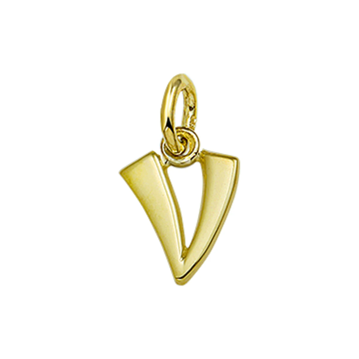 hanger letter 14K geelgoud