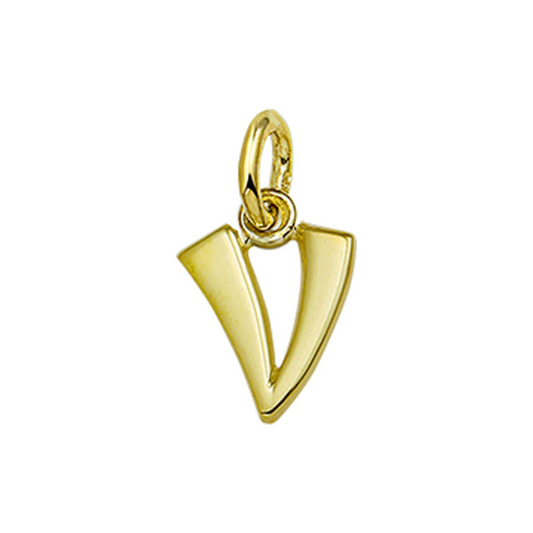 hanger letter 14K geelgoud