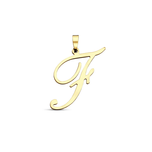 hanger letter 14K geelgoud